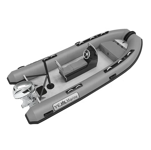 Fast Speed 16ft RHIB 480 Hypalon/PVC Aluminum Hull RIB Inflatable Boat For Sale