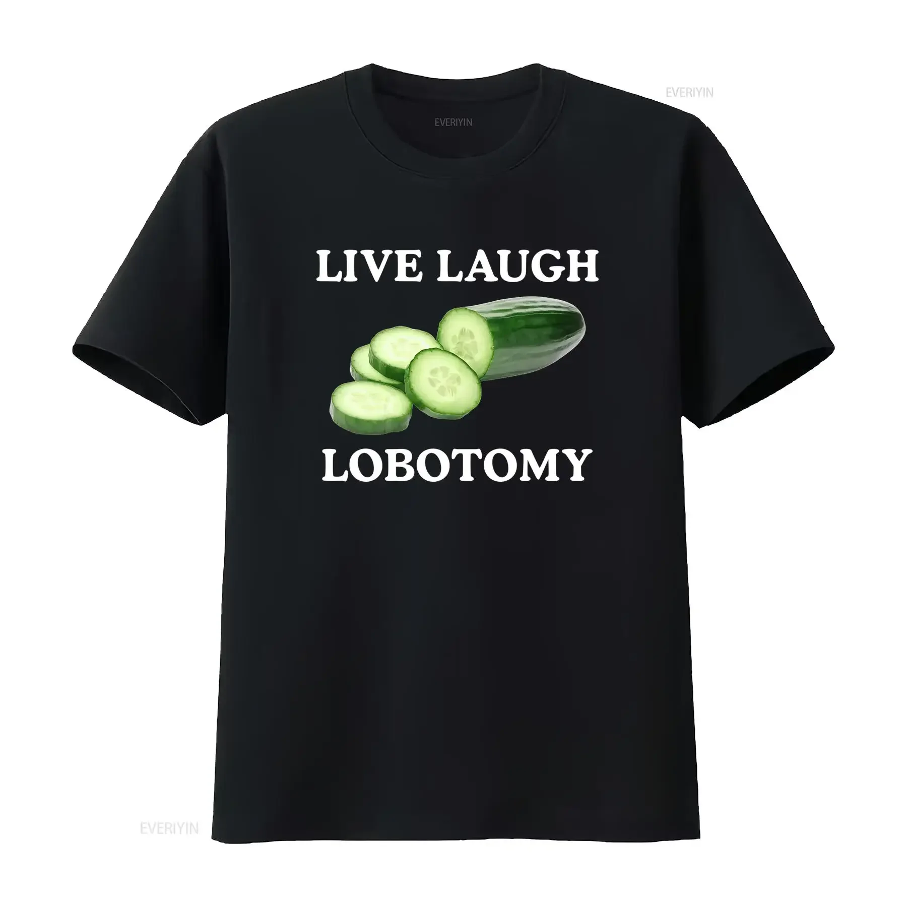 Live Laugh Lobotomy Funny Meme T Shirt Ironic Cat Lover Design Oddly Specific Unhinged Cursed Cringe vintage Washed