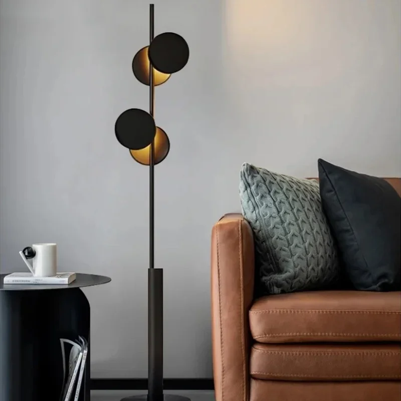 

Premium Black Floor Lamps Living Room Sofa Standing Lamp Bedroom Bedside Lamp Ambient Light Home Decor Atmosphere Lights