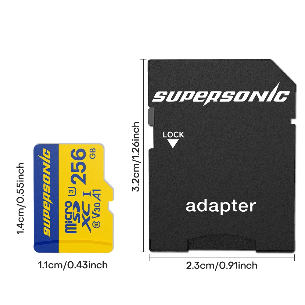 الأسرع من الصوت 256G عالية السرعة TF/SD بطاقة الذاكرة بطاقة TF SD قراءة سريعة الكتابة 128g 64g 32g بطاقة الذاكرة الصغيرة الفئة 10 للكاميرا/الهاتف