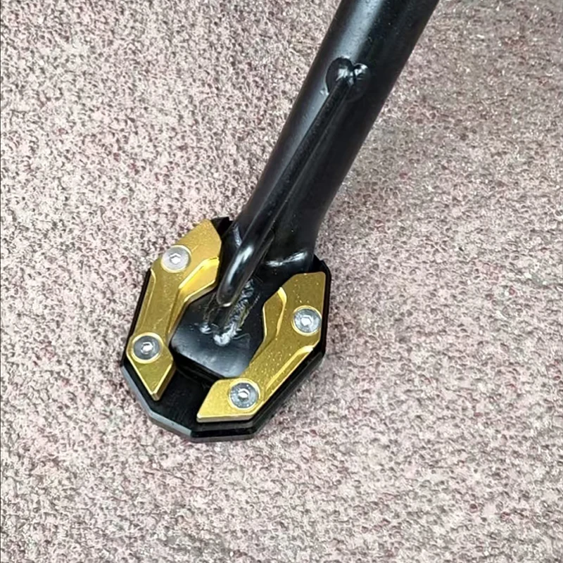 العالمي للدراجات النارية الجانب حامل غطاء دراجة القدم تمديد مسنده المضادة للانزلاق الموسع قاعدة منصات لياماها Nmax هوندا PCX