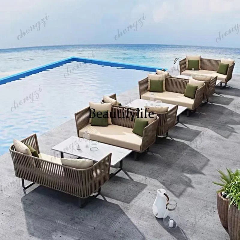 Outdoor Design Garden Furniture Sets Kids Sofa Table Cushion Metal Garden Furniture Sets Adult Patio Conjunto Trendy FurnitureN1