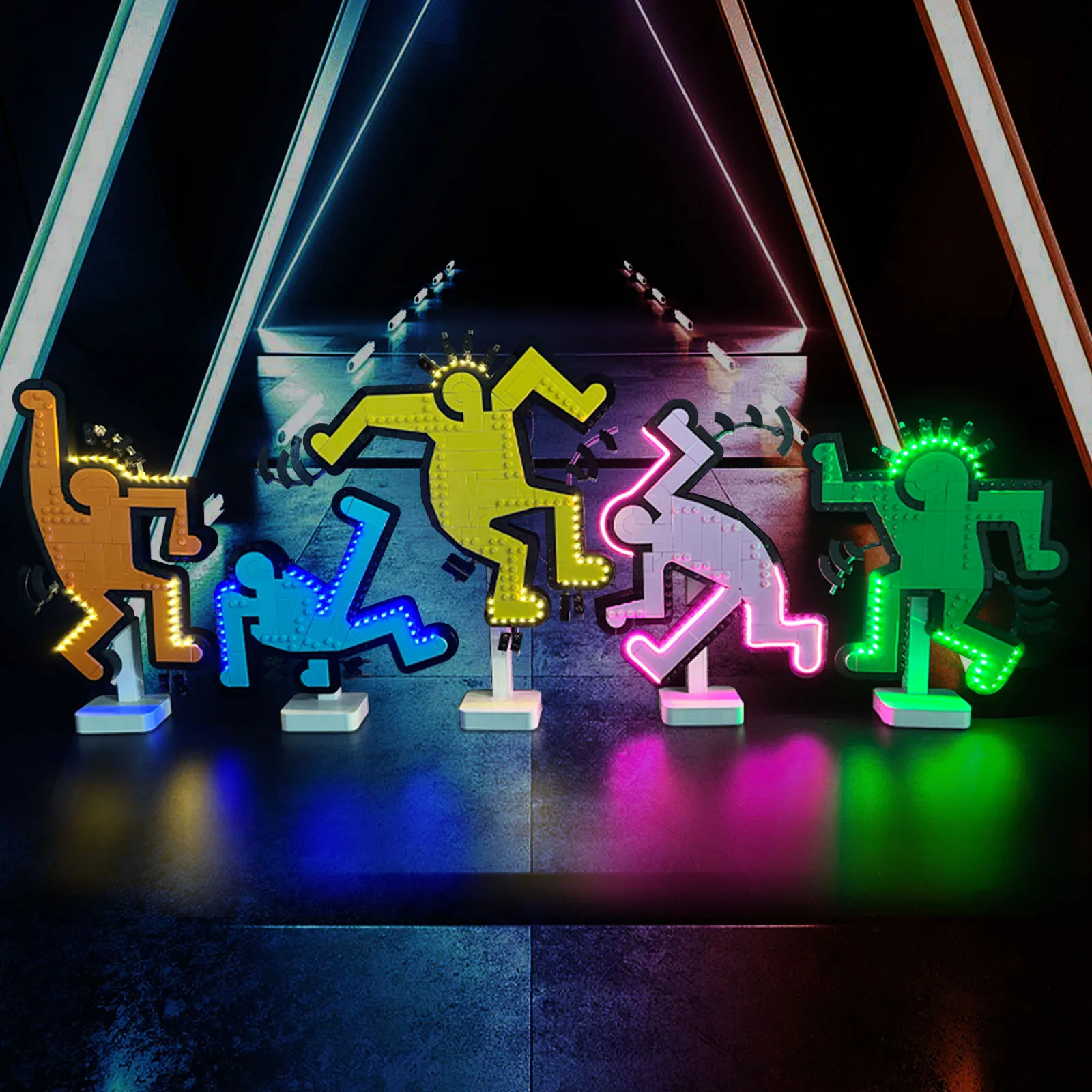 LYBMTWF LED Light Kit Compatible with Lego 31216 Keith Haring – Dancing Figures Building Blocks (NOT Include The Model Bricks)