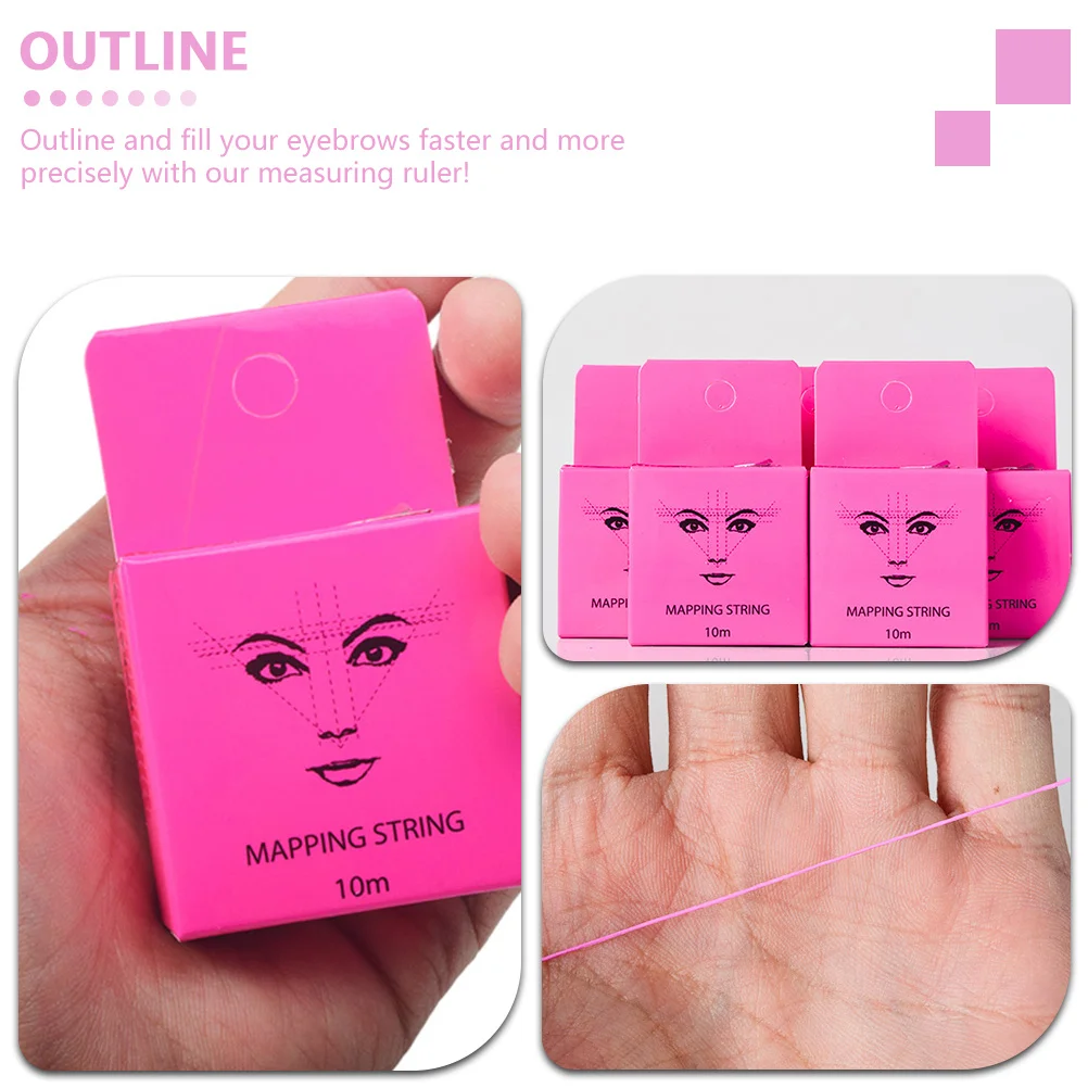 

2 шт. линейка для картирования бровей, простой дизайн, инструмент для определения бровей, прочный аксессуар для макияжа, проволочная линейка для косметики