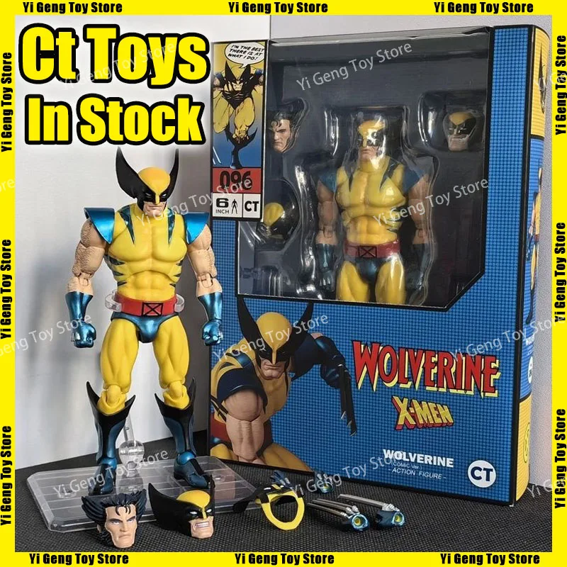 In Stock Ct Toys Wolverine Mafex 096 Mafex 138 Deadpool Anime Action Figure Collection Model Kid Christmas Birthday Gift Custom