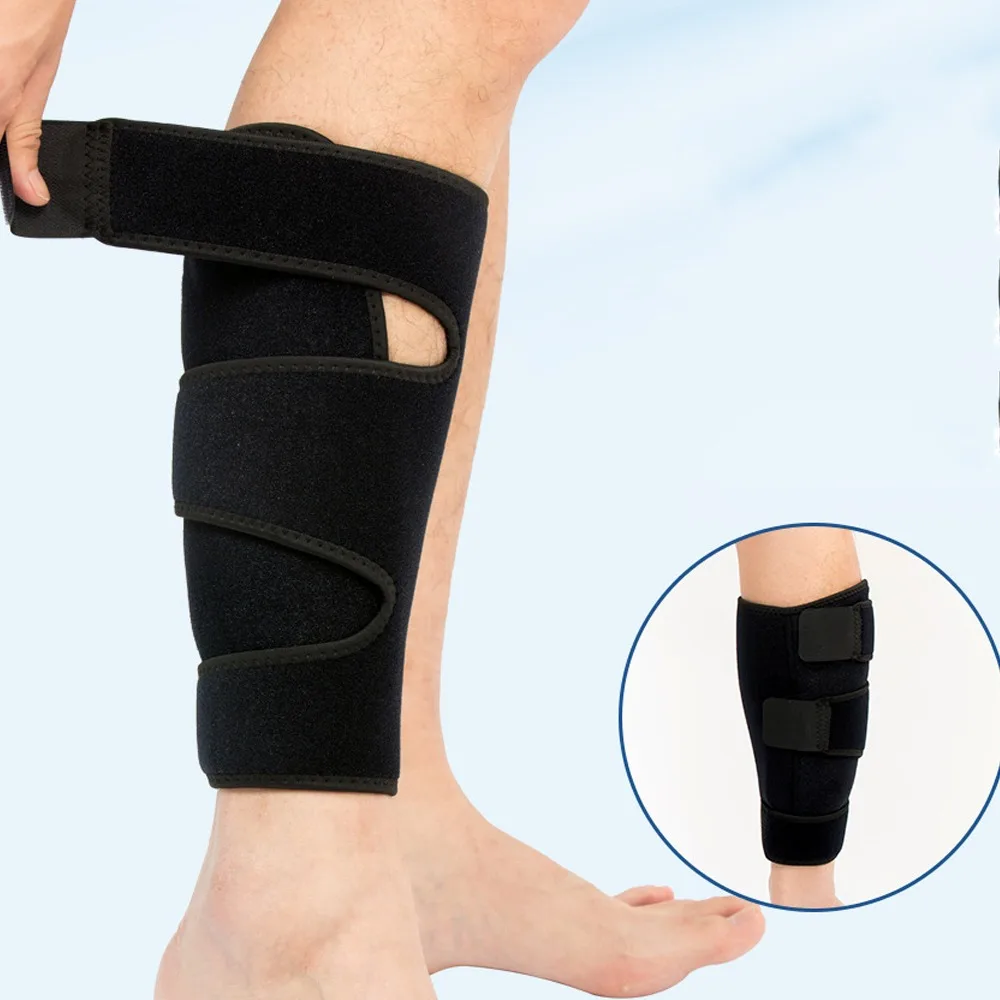

1/2PCS Calf Brace for Men and Women - Adjustable Shin Splint Support Strap for Torn Calf Muscles Calf Sport Protective Gear Tool