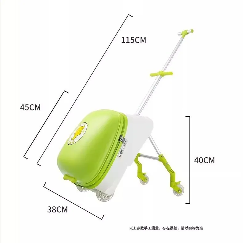 Walizka dziecięca do siedzenia i jazdy Chłopcy i dziewczynki Leniwe chłopcy Artefakt do chodzenia dla niemowląt Można włożyć w walizkę na kółkach dla niemowląt