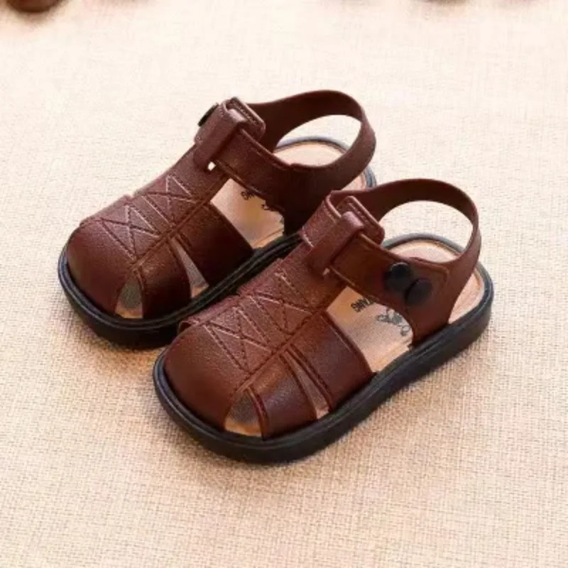 حار بيع طفل Sandals1-4y حذاء طفل لينة وحيد المشي الصنادل الرضع المضادة للانزلاق الصبي حذاء Allmatch حذاء طفل صنادل للفتيات الموضة