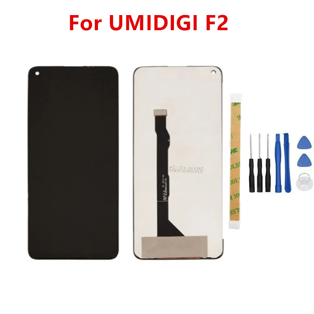 

For UMIDIGI F2 6.53inch FHD+ Phone LCD Display Assembly+Touch Screen Digitzer Repair Panel Glass For UleFone Armor 6