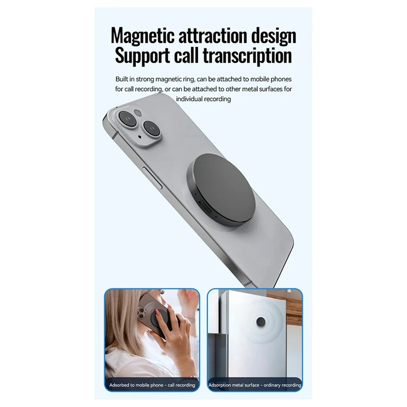 Perekam Suara A6 Perekam Suara Bertenaga AI Mini Penerjemah Transkripsi Chatgpt