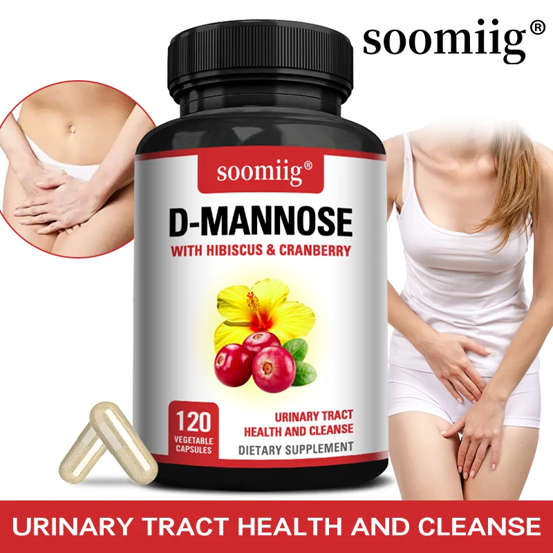 

D-Mannose Supplements, Suitable for Both Men and Women, Fortified with Cranberry To Support Urinary Tract and Bladder Health