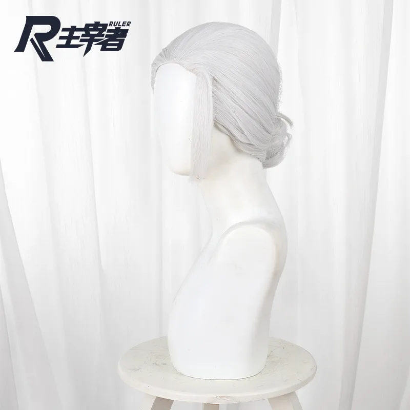 Dominator Sakamoto Daily Sakamoto Taro Silver White Big Back Head Meatball Head Cos Wig