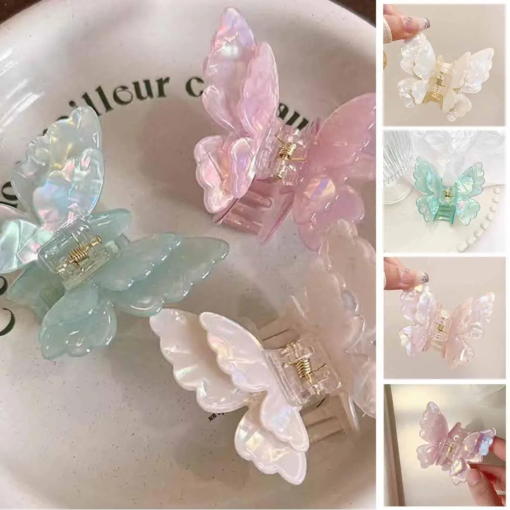 

Fashion Women's Hair Grab Fashion Bow Hair Clip Hairpin Sweet Hair Claw Clips Headwear High-quality Butterfly Hair Accessories