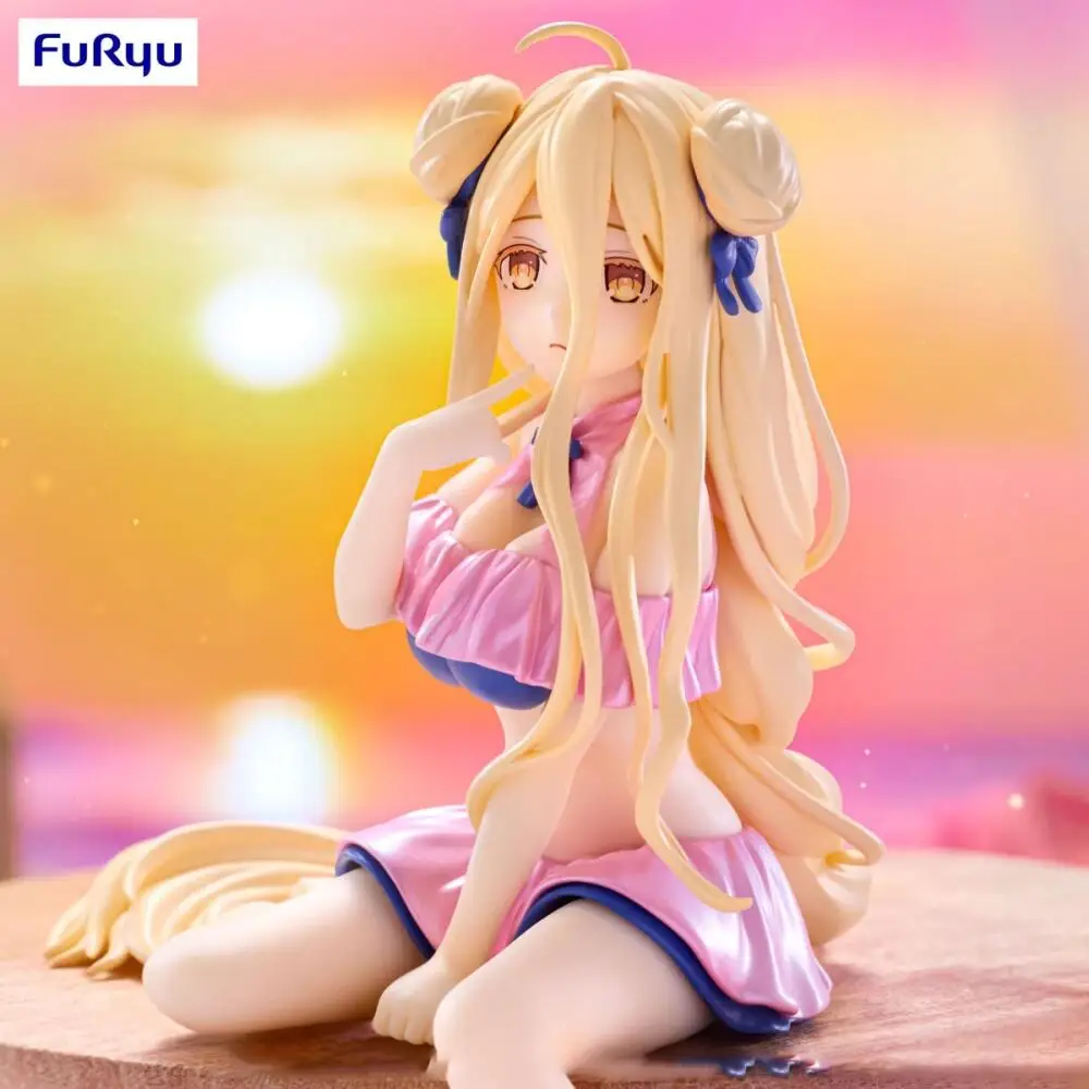¡Gran oferta! En stock: Figura FuRyu Noodle Stopper de Date A Live V, versión traje de baño rosa pastel, modelo de anime de Hoshimiya Mukuro, regalo.