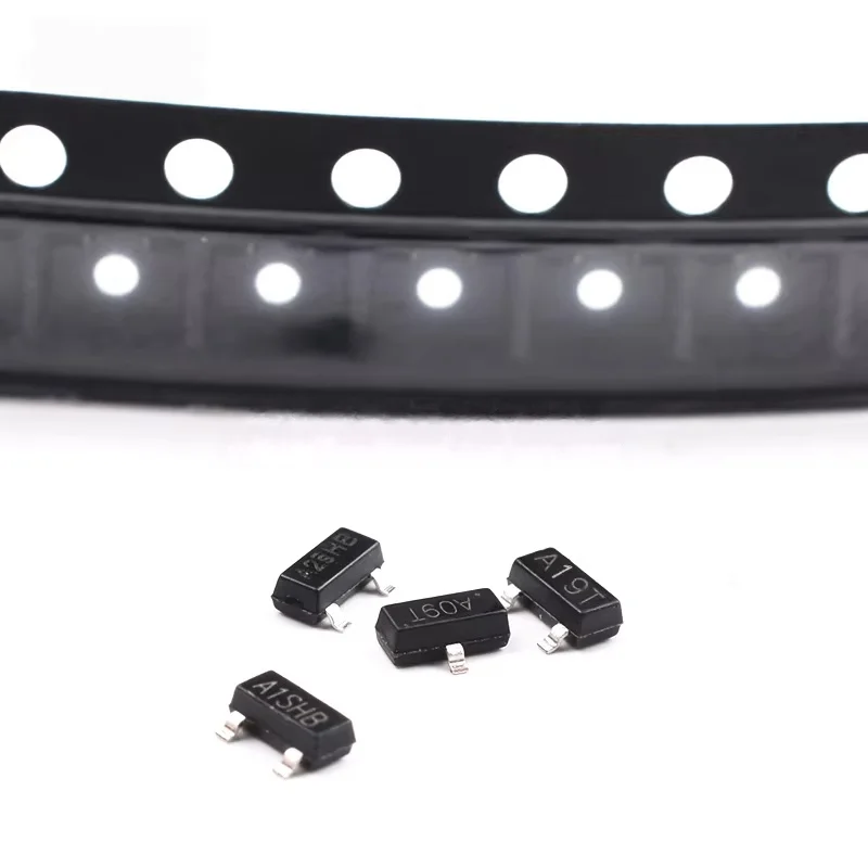 20 Stück AO3400 3401 SI2301 2302 SMT A1/A2SHB A09T A19T MOS-Transistor SOT23 – Detail 2
