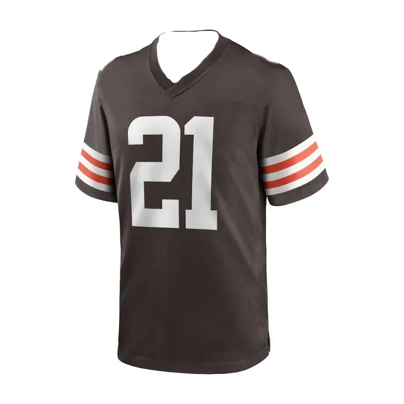 24-25 Adult Cleveland American Football Jersey Rugby Jersey Sportswear Training Jersey T-shirt Browns Garrett 95 Number