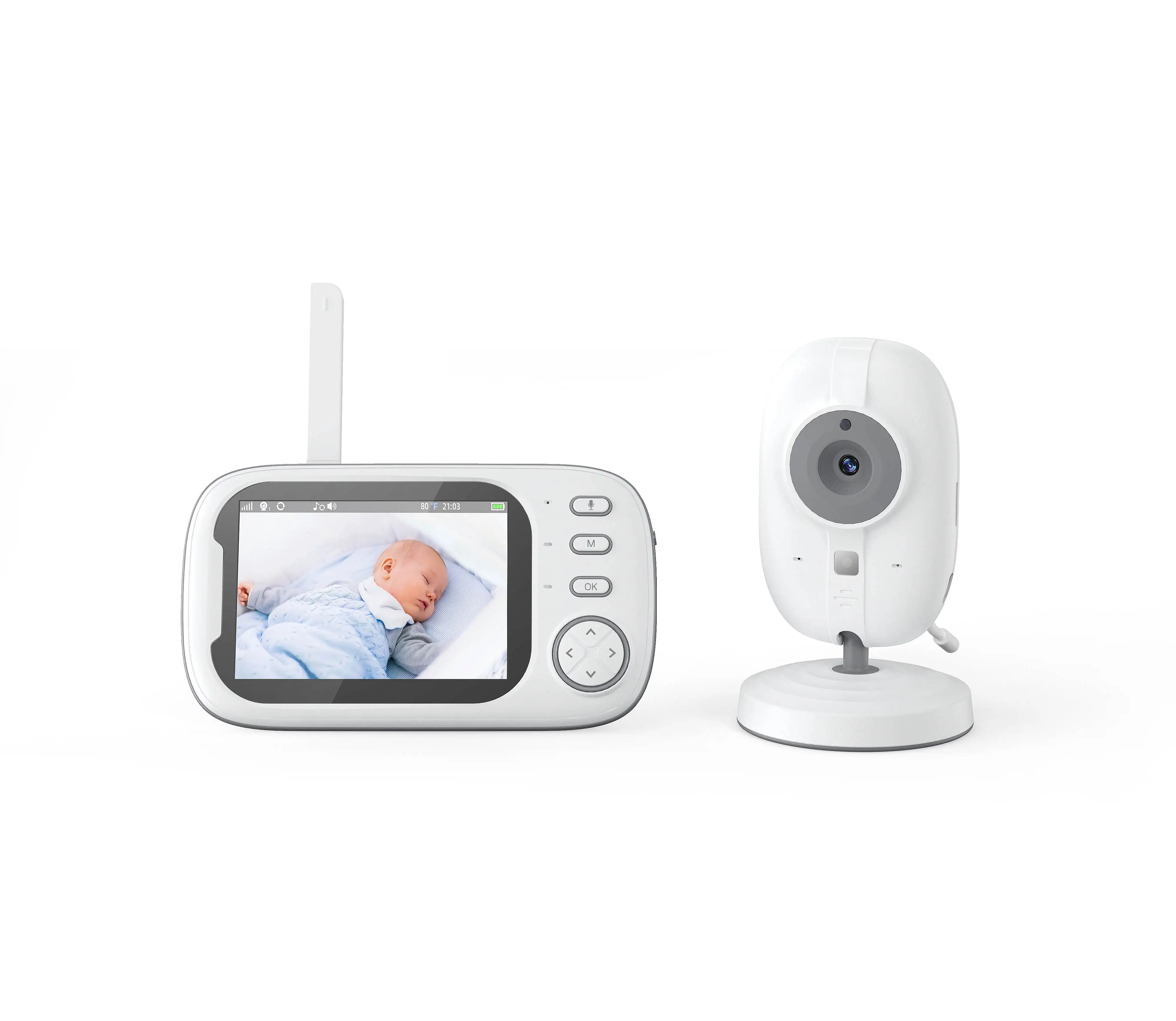 For 3.5 Inch Wifi Baby Monitor With Camera Two Way Audio Baby Monitor Camera Hd With 1500mah Battery