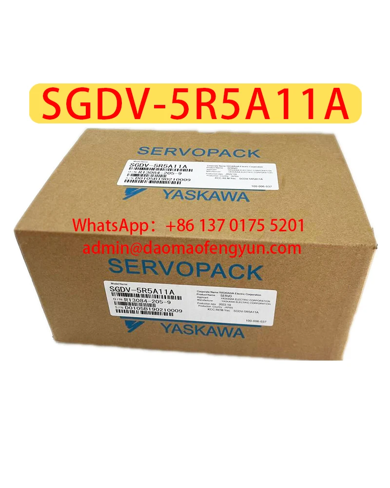 

SGDV-5R5A11A Brand New Servo Drive，SGDV 5R5A11A，Fast shipping