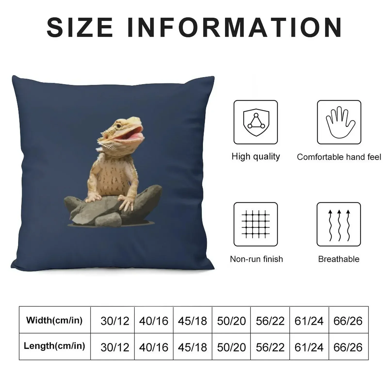 Bearded Dragon Reptile Pet Lover Throw Pillow Cusions Cover Decorative Cushions For Living Room Couch Pillows pillow