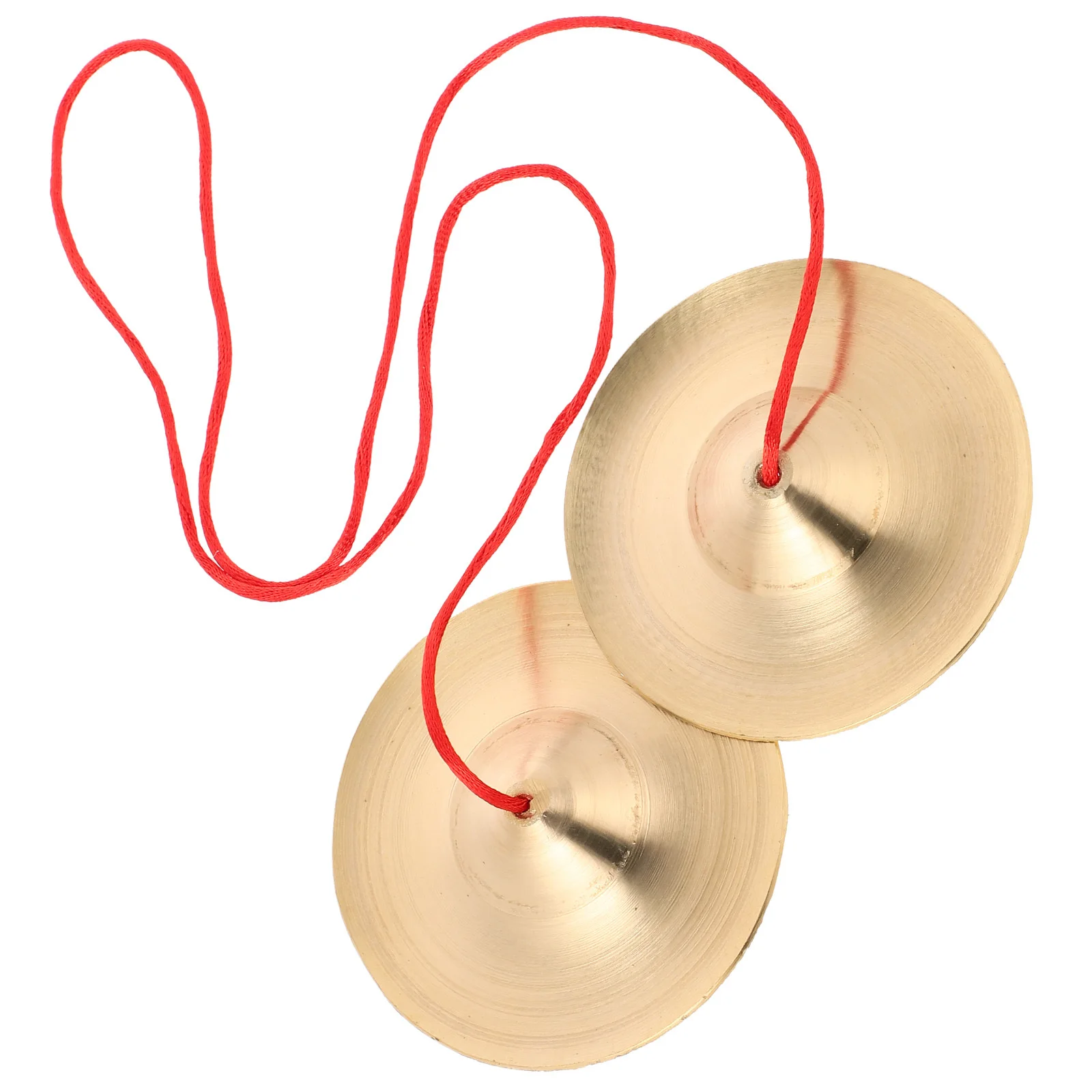 

1 Pair Finger Cymbals Alloy Percussion Musical Instrument Mini Percussion Instrument For Dance Party Portable