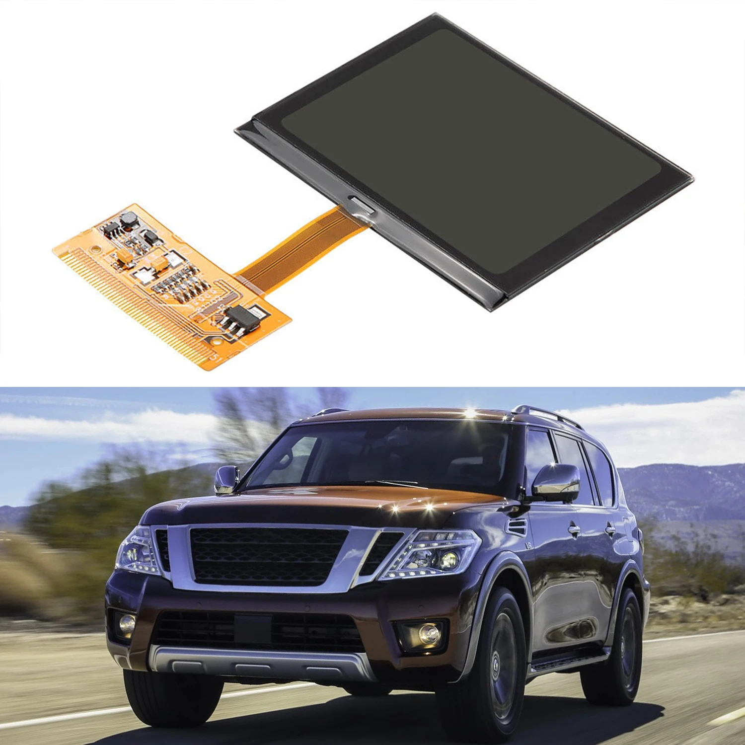 LCD Dashboard Screen Display for Audi S3 8L TT 8N A6 C5 4B Aftermarket Car Instrument Cluster Replacement view 2