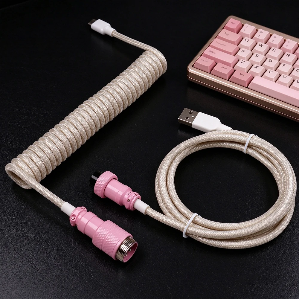 Tip C'den USB-A'ya Mekanik Sar - Type C Detachable Cable Coiled Keyboard incelemesi ve fiyatı