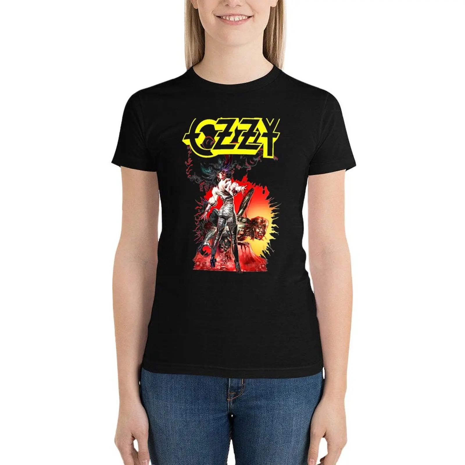 Ozzy Osbourne - Blizzard Album Cover T-Shirt hippie clothes lady clothes Women clothes