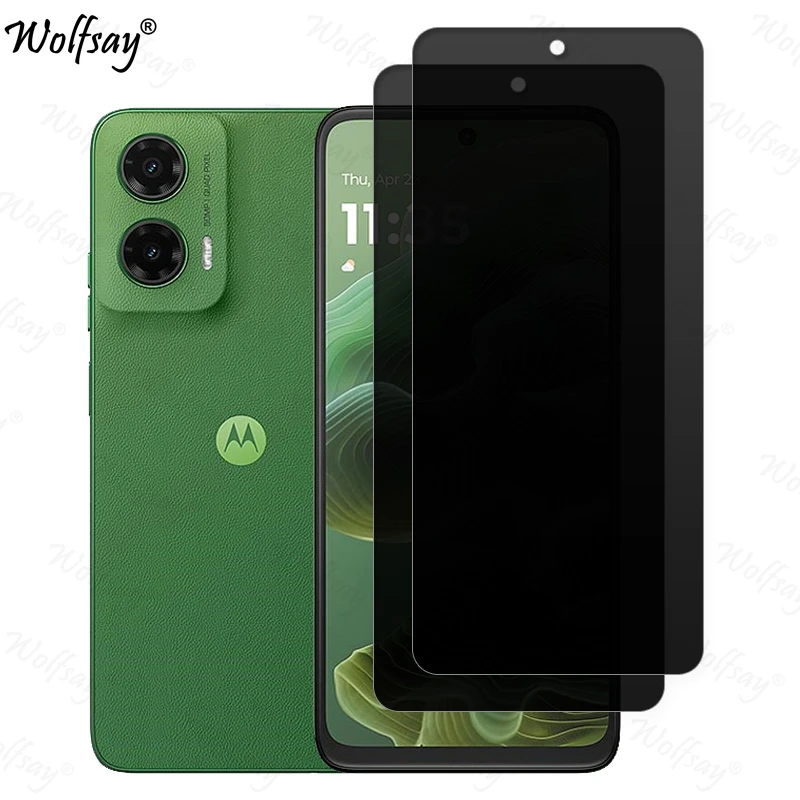 Anti-Spy Tempered Glass For Motorola Moto G35 Privacy Screen Protector For Moto G35 G 35 5G Full Cover Glass For Moto G35 Glass