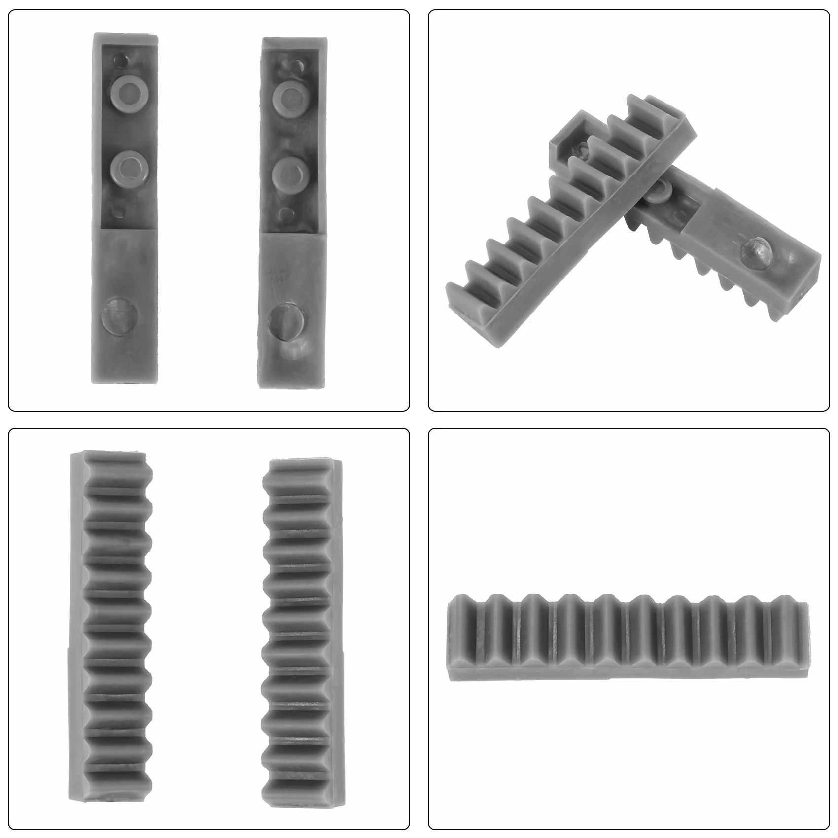 Suporte lateral para máquina de tricô AS533, um par de acessório de rack lateral de plástico L/R para máquina de tricô de palhetas prateadas SK155 SK280