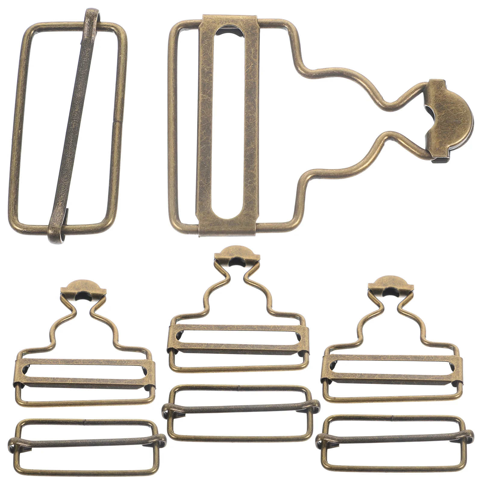 4 pçs metal ajustável cabaça fivela babador calças botões jeans slider não desbotamento moda fivela decorativa roupas