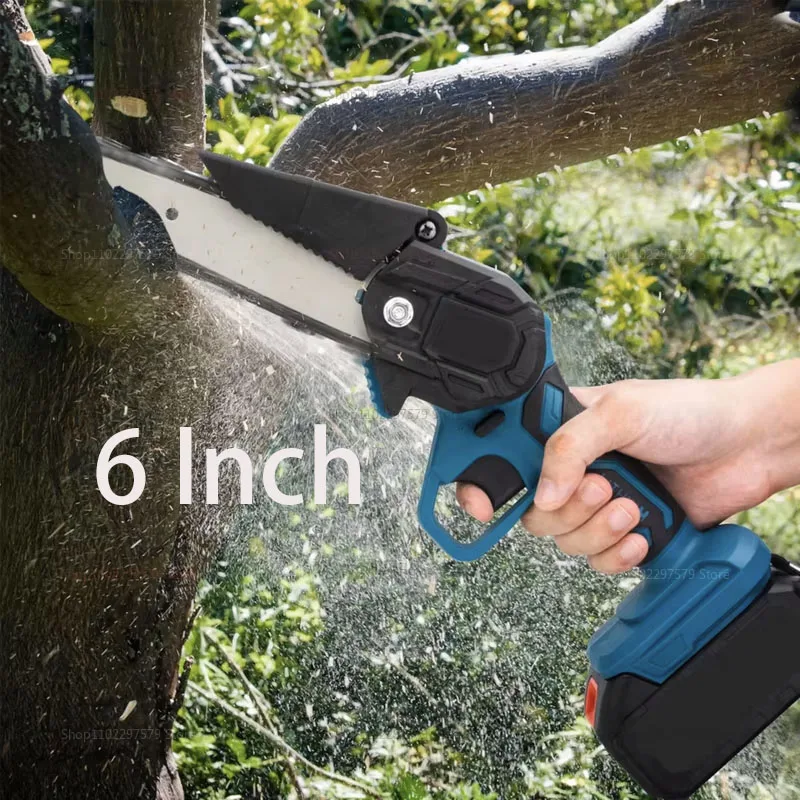 منشار كهربائي لاسلكي مقاس 6 بوصات - أداة بستنة وتسجيل محمولة خالية من البطارية - لقطع الخشب #1