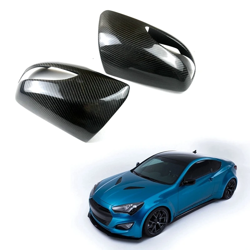 

Car Rearview Mirror Accessories Real Carbon Fiber For Hyundai Genesis Rohens Coupe 2008-2012