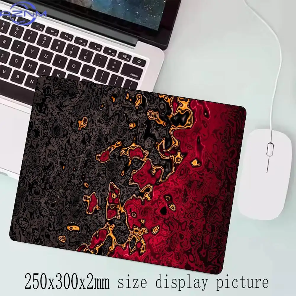 Black Waves Large Gaming Mouse Pad Computer Keyboard Desk Pad XXL with Rubber Non-Slip Stitched Edge for Friends Boyfriend