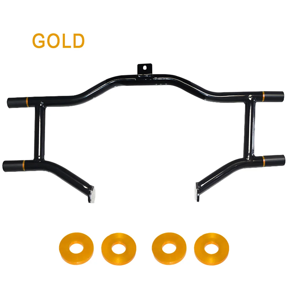 

Motorcycle Steel Front Engine Double Protect Club Style Guard Crash Bars Bumpers For Harley Touring Road Street Gilde 2009-2023