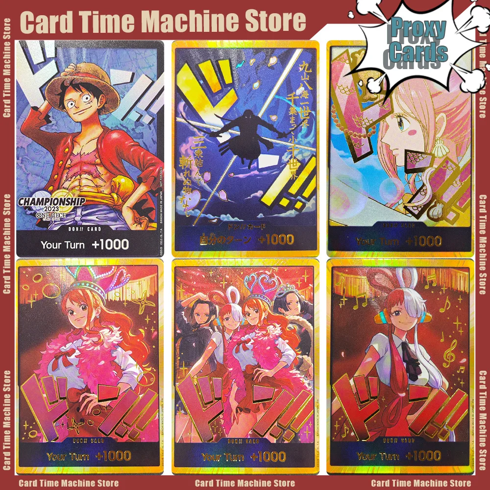 

One Piece DON!! Коллекционные карты OPCG: Прокси-карты Аса, Ширахоси, Монки Луффи, 2023-2024, аниме-бустер-пак, игрушки, подарки на день рождения