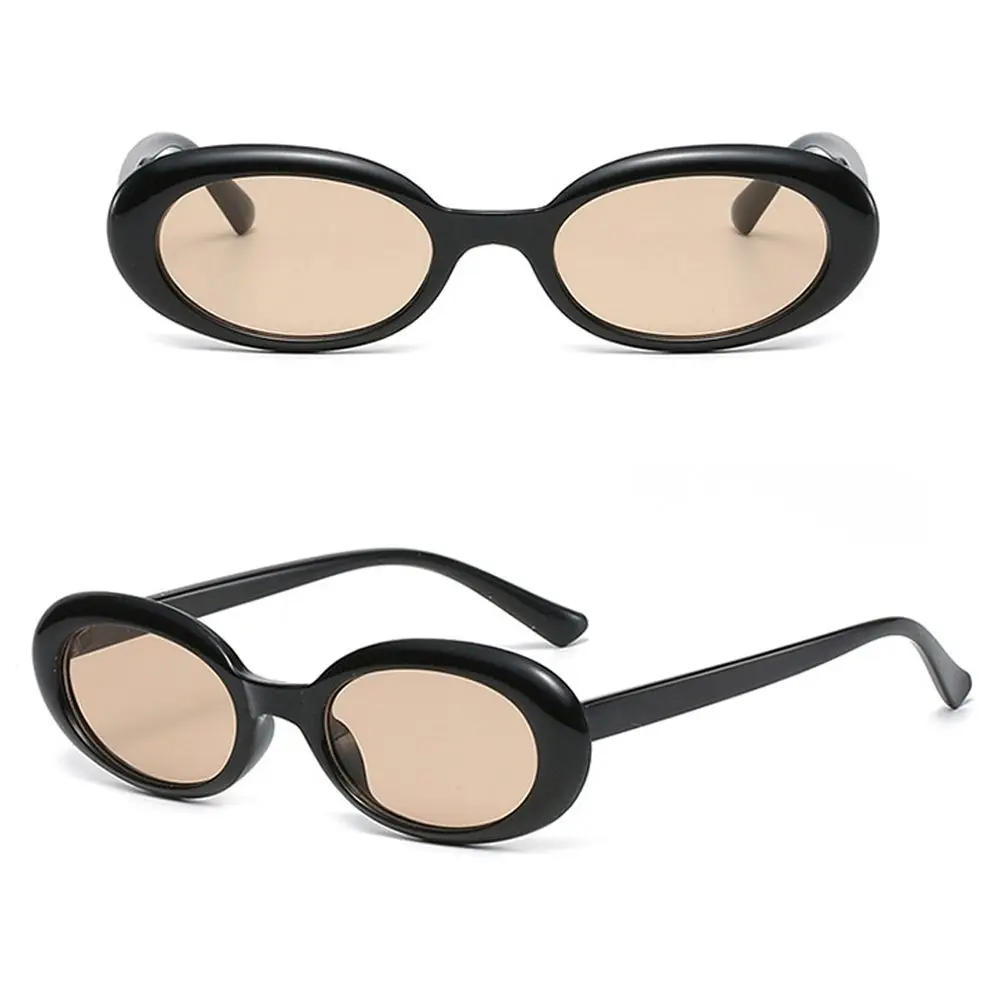 

Trending Fashion UV400 Eyewear Gothic Glasses Women's Sunglasses Retro Oval Sunglasses Shades Small Frame