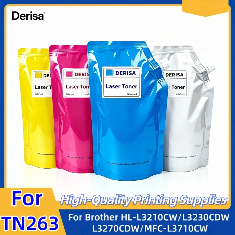 500g/pcak TN263 TN283 TN233 TN243 TN223 TN227 Refill Toner Powder compatible For Brother HL-L3210CW L3230CDW L3270CDW MFC-L3710