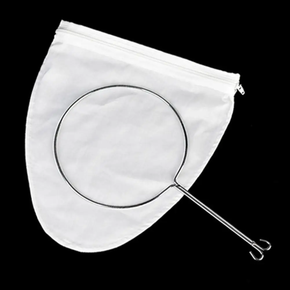 Nut Milk Filter Bag Premium Reusable Milk Tea Filter Bag Fine Mesh Strainer with Long Handle for Cheesecloth Tea Nut Milk Soy