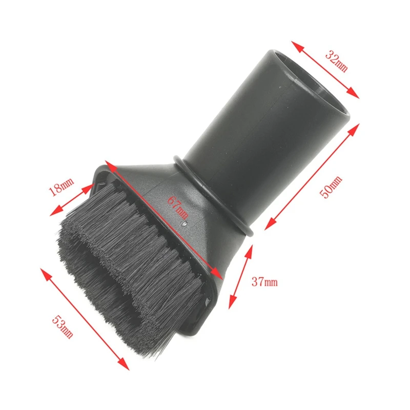BAAG-ダストブラシ 1.25 インチクリーナー真空ブラシソフト毛 1-1/4 インチから 1-3/8 インチホースアダプター付き、ケルヒャーミーレ用