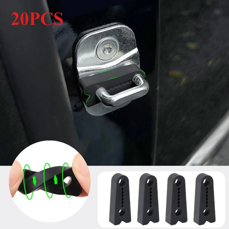 Silicone Car Door Shock Absorber Pad Universal Anti-Vibration Soundproof Damper Cushion Reduce Noise Protect Paint Anti-Scratch