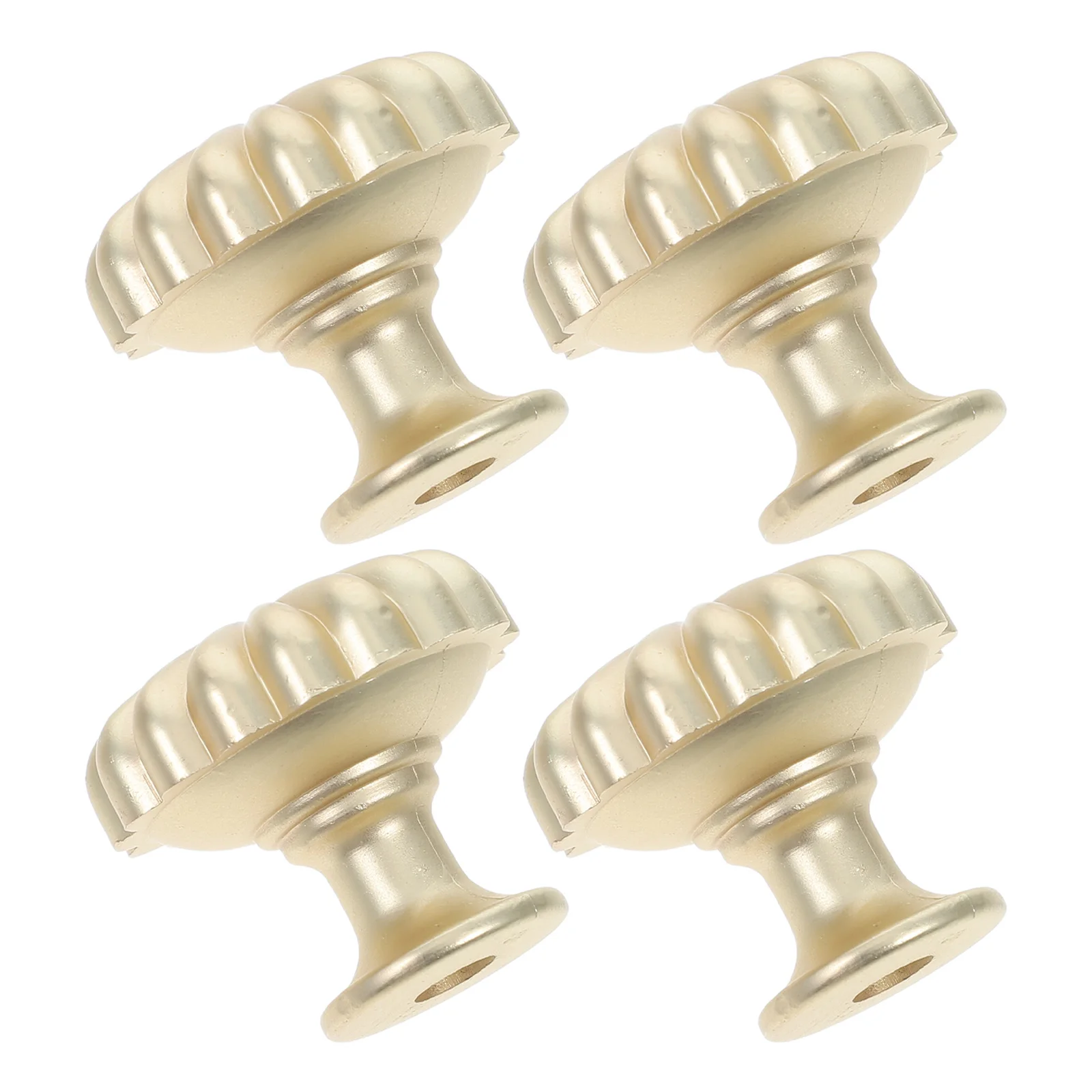 

4Pcs Vintage Copper Pumpkin Drawer Knobs Brass Cabinet Knobs for Kitchen Dressers Decorative Gold Pulls Gold Drawer Pulls