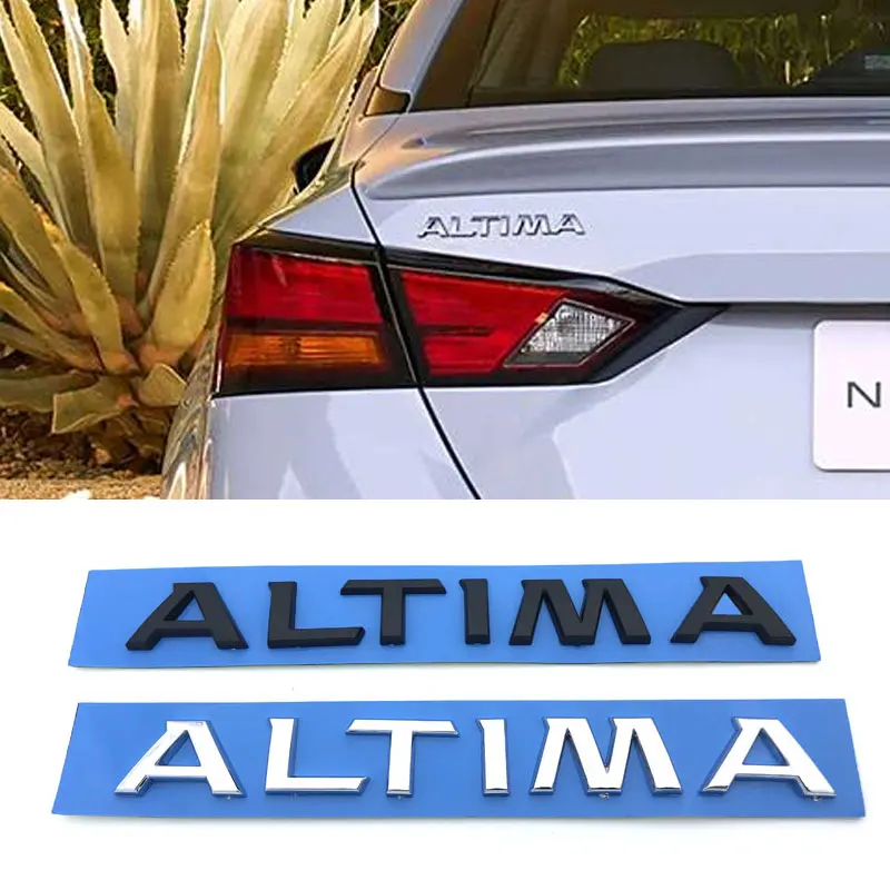 

ALTIMA big small trunk label letter logo car stickers for Nissan ALTIMA refit decoration car accessories rear trunk tail mark