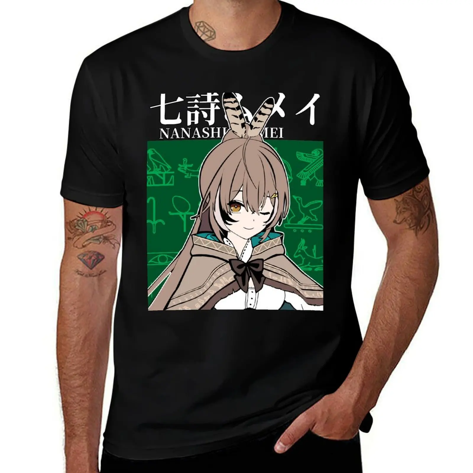 

Hololive EN Council Nanashi Mumei T-Shirt All Match Basic Short Sleeve Top