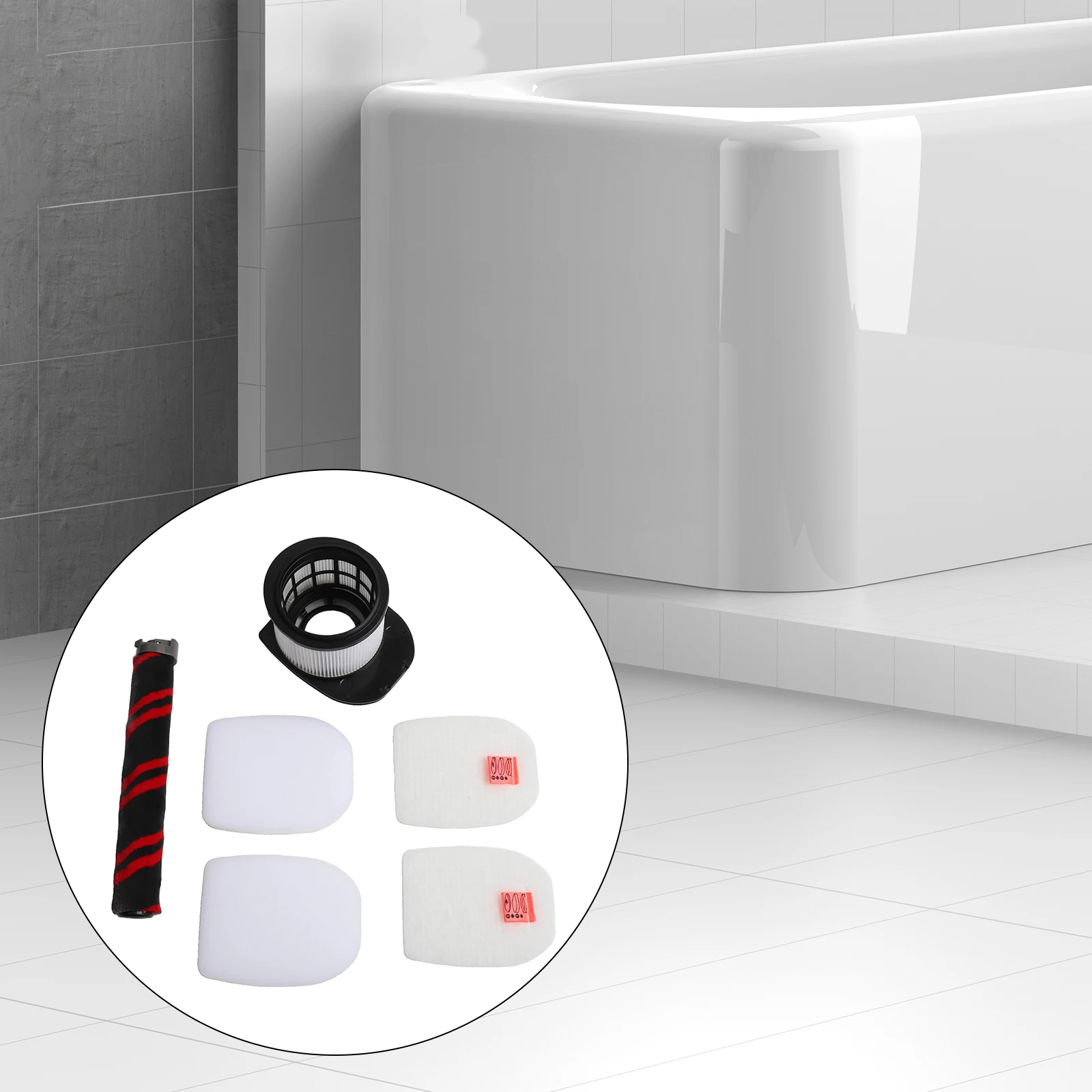 

Cordless Vacuum Filter Replacement Filter Kit Filter 12*7.1cm High Compatibility Long-lasting Performance Premium Materials