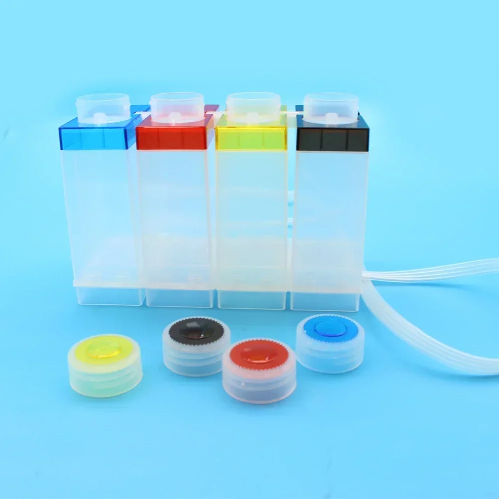 250ML Printer CISS Continuous Ink System DIY CISS Ink Tank Kits for Epson HP Canon Brother Printer 4 Colors Ink Supply System