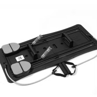 Commercial Home Foldable Pilates Board Multifunctional Reformer Abdominal Core Trainer Ab Exercise Roller Workout Equipment