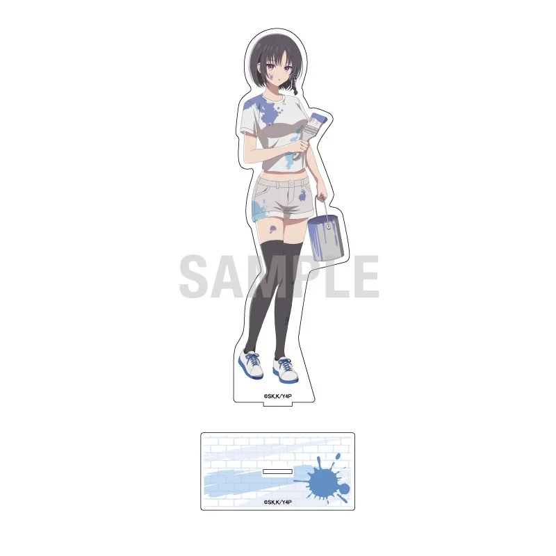 Classroom of the Elite 15CM Classic Anime Scene Acrylic Stand Figure Tabletop Display Ornament Collection Merchandise Keychain