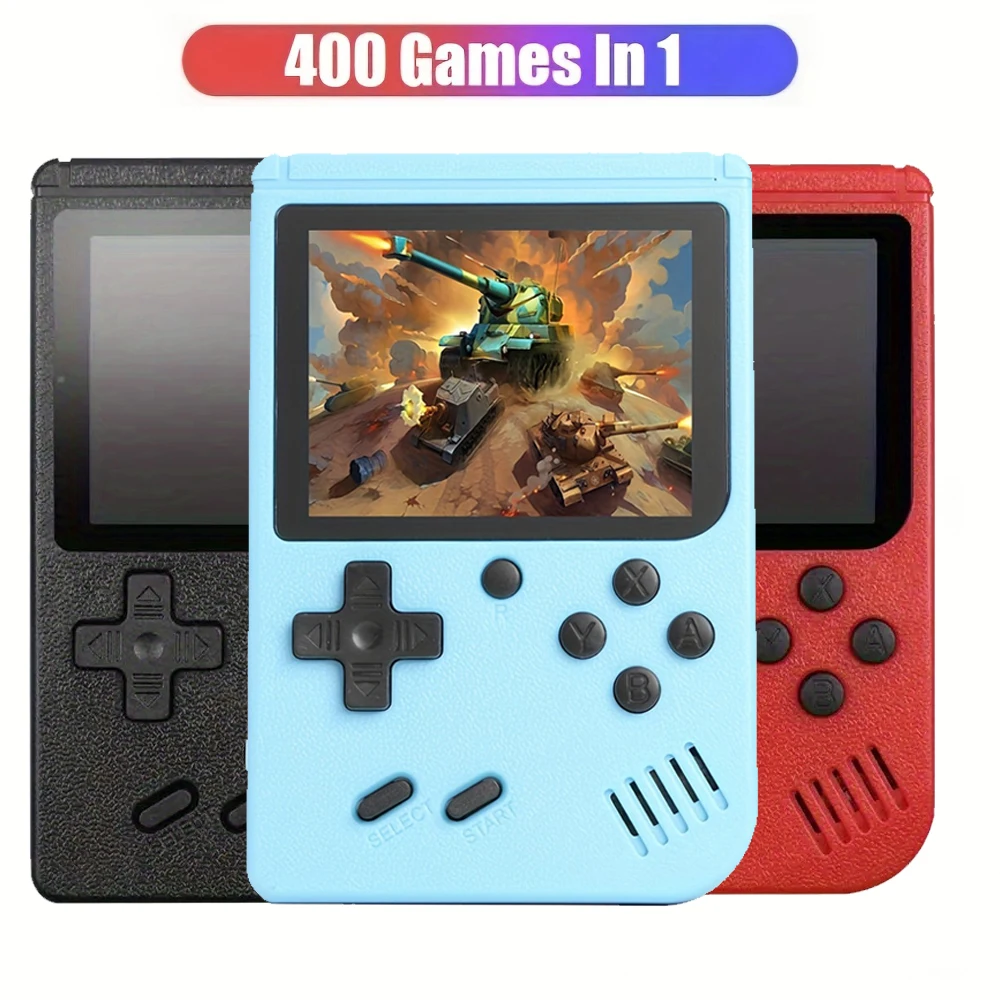 Retro Video Game Console com Tela LCD, Portátil Mini Game Console, Handheld Console, Conectar à TV, 2,4 polegadas, Presente de Natal