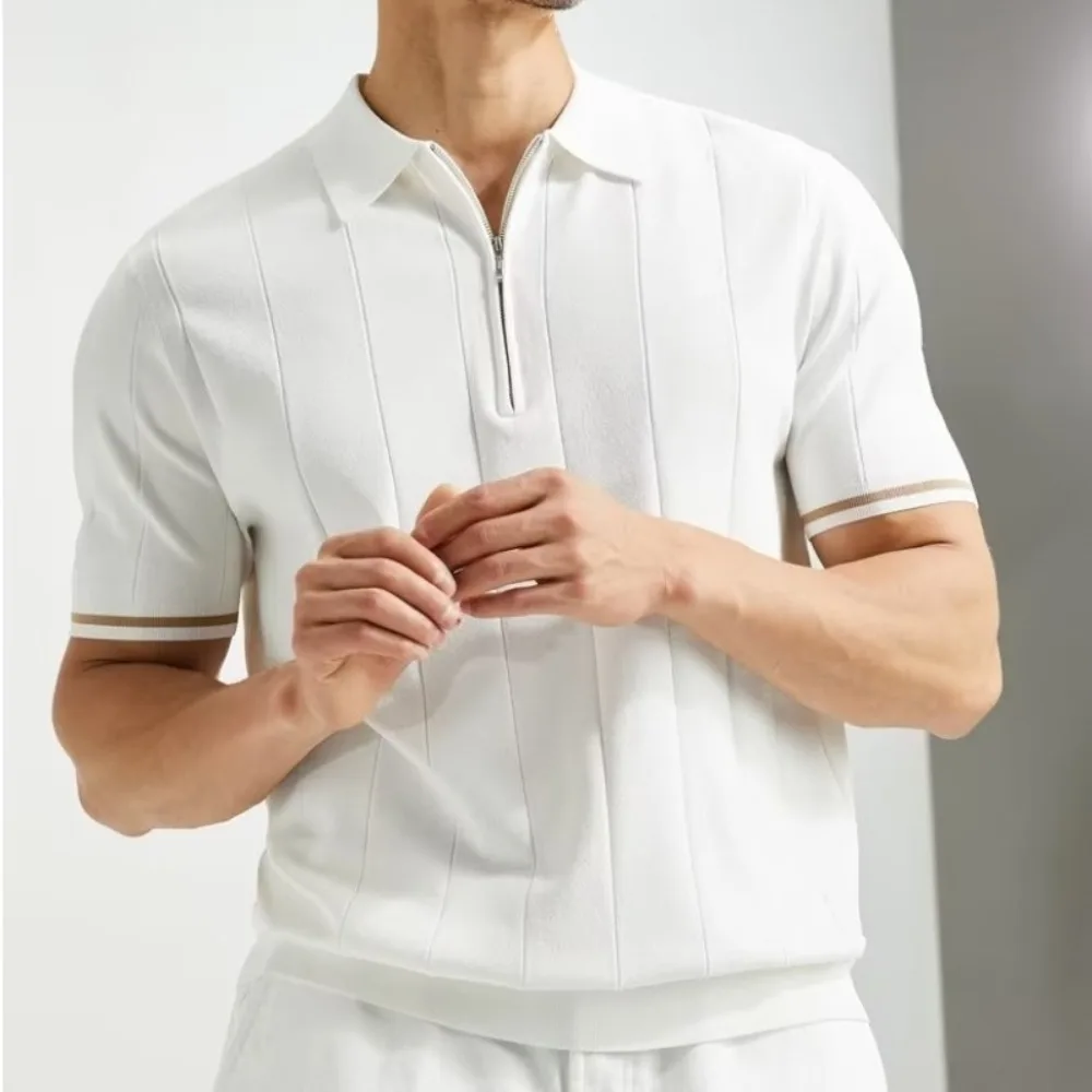 

Short-sleeved Literary Men's Summer New Style Trendy Simple Trend Youth Popular Standard Print Japanese Style