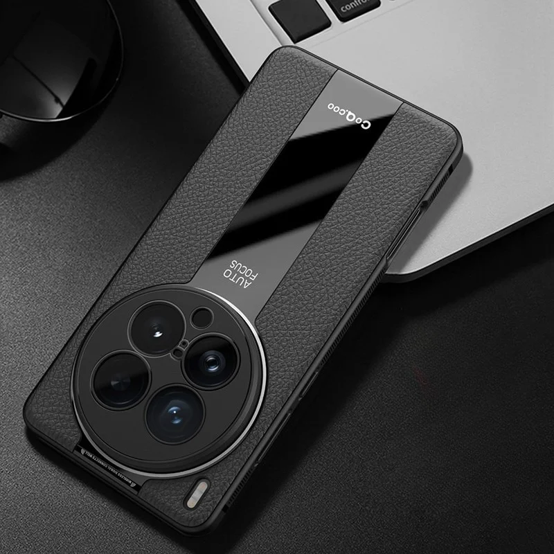 

Magsafe Case For VIVO X200 Ultra Luxury Leather Soft Silicone Magnetic Cover For VIVO X 200 Ultra Wireless Charging Racing Funda